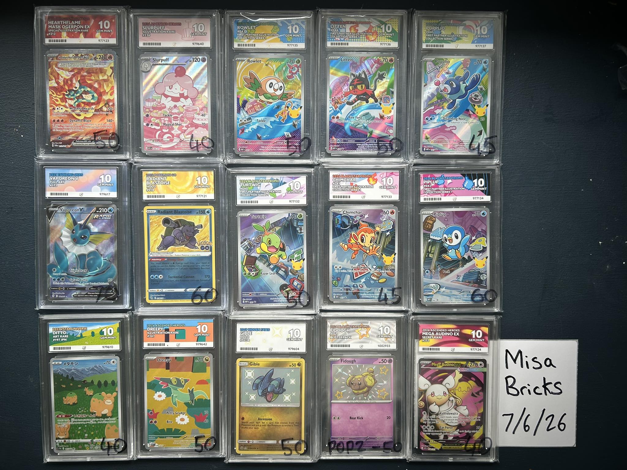ace graded pokemon cards for sale ACE-Graded Trading Card Frame buy ace graded cards GradedX