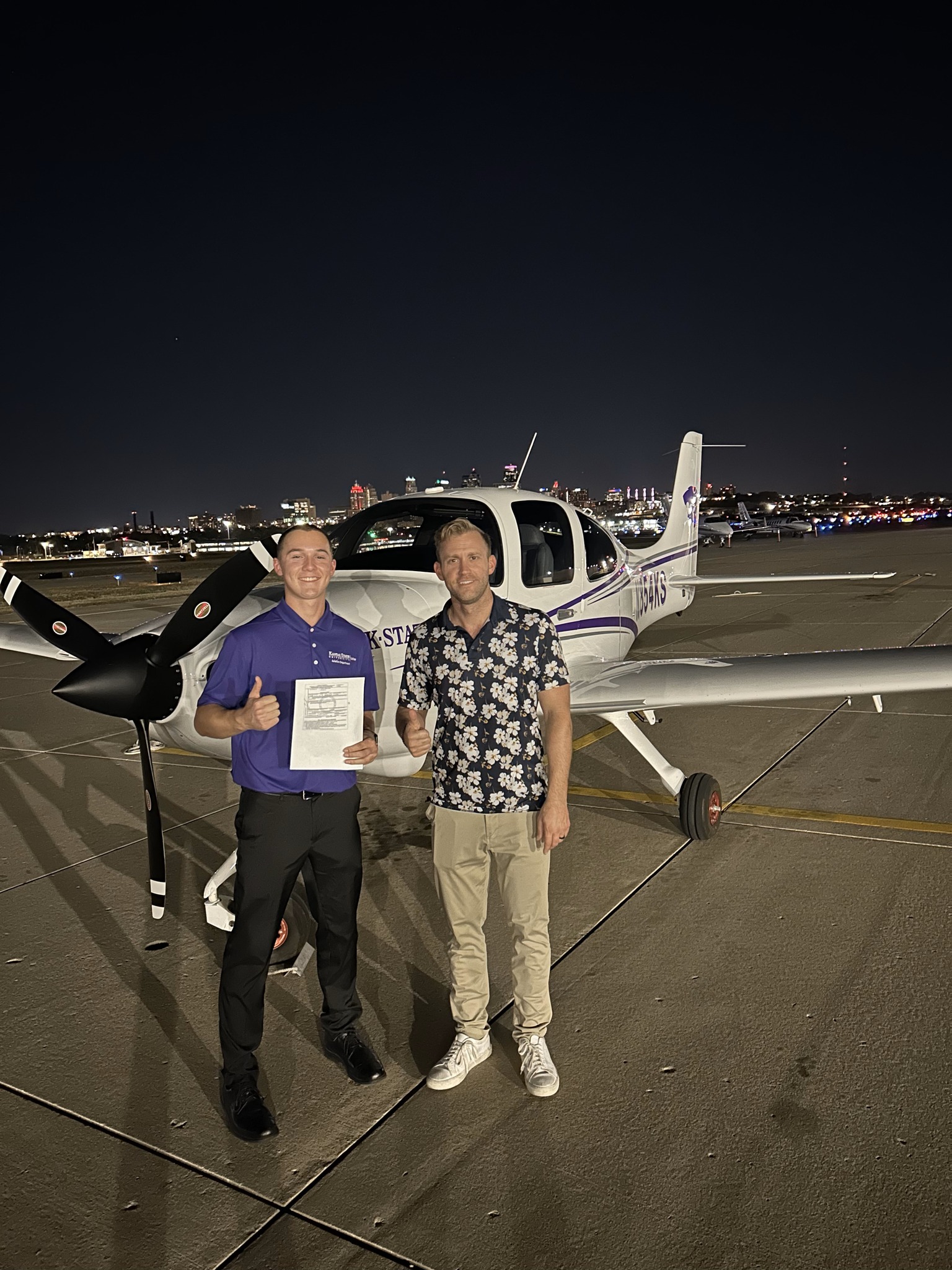 Kansas - Charlie Lydon earned his instrument rating at the Kansas City ...
