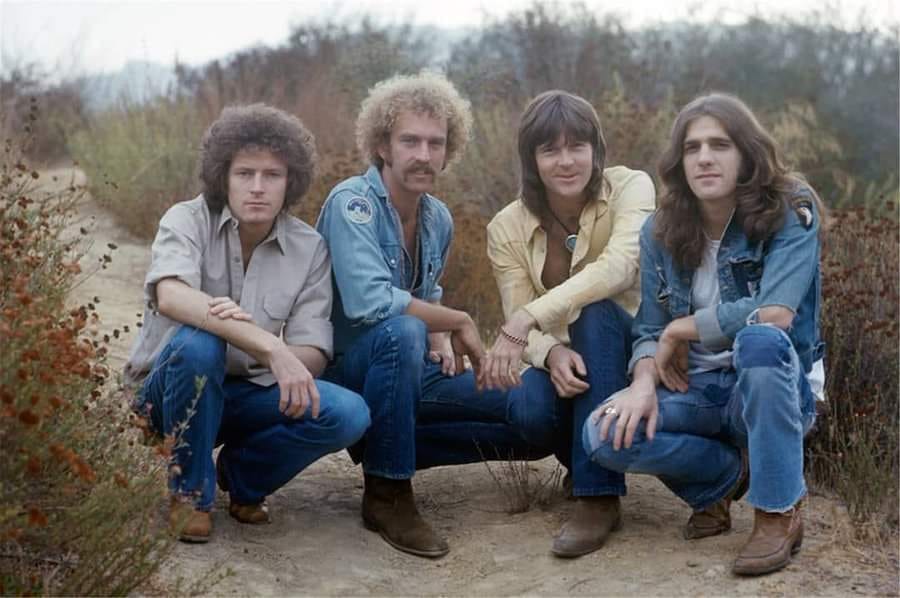 A good tight Eagles group shot from 1973 up in Topanga Canyon 