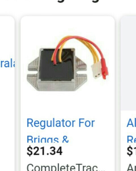 Briggs Stratton Regulator Voltage Regulator Rectifier For Briggs & Stratton - 20 Amp Replacement Part 691573 808297 Replacement