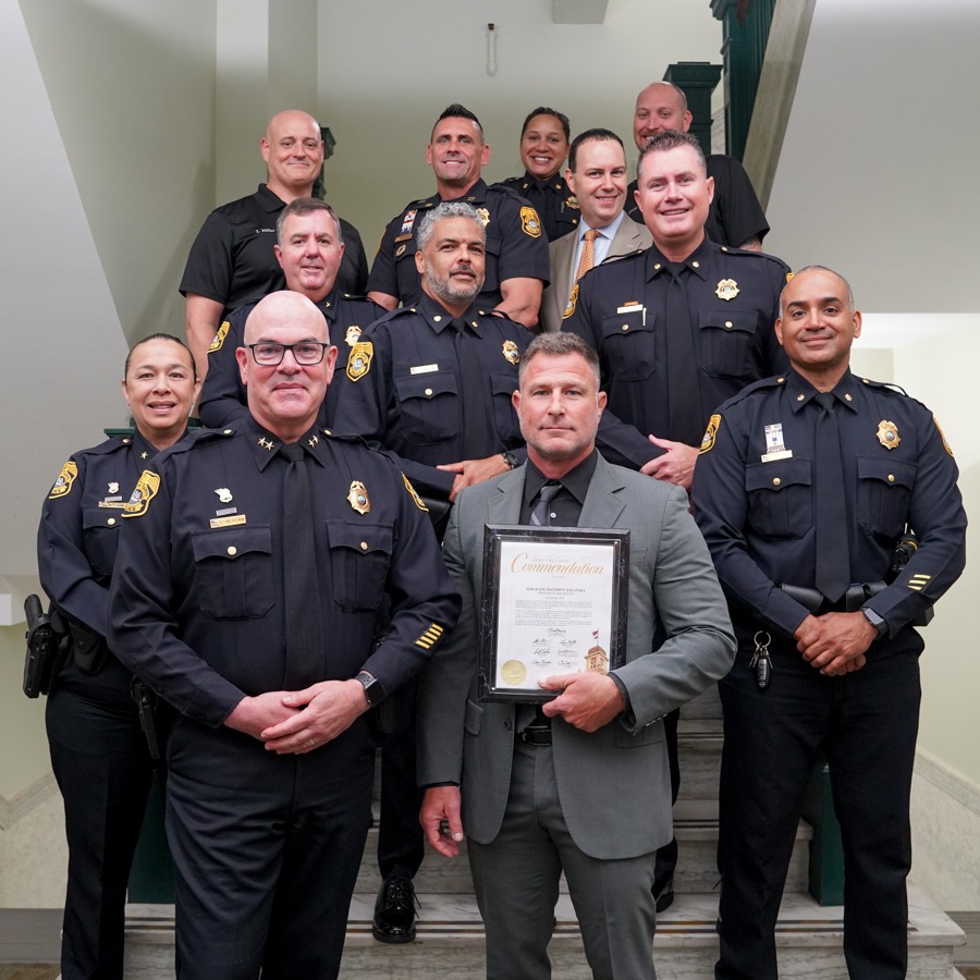 Congratulations to Sergeant Matt Zalansky, who was recognized as