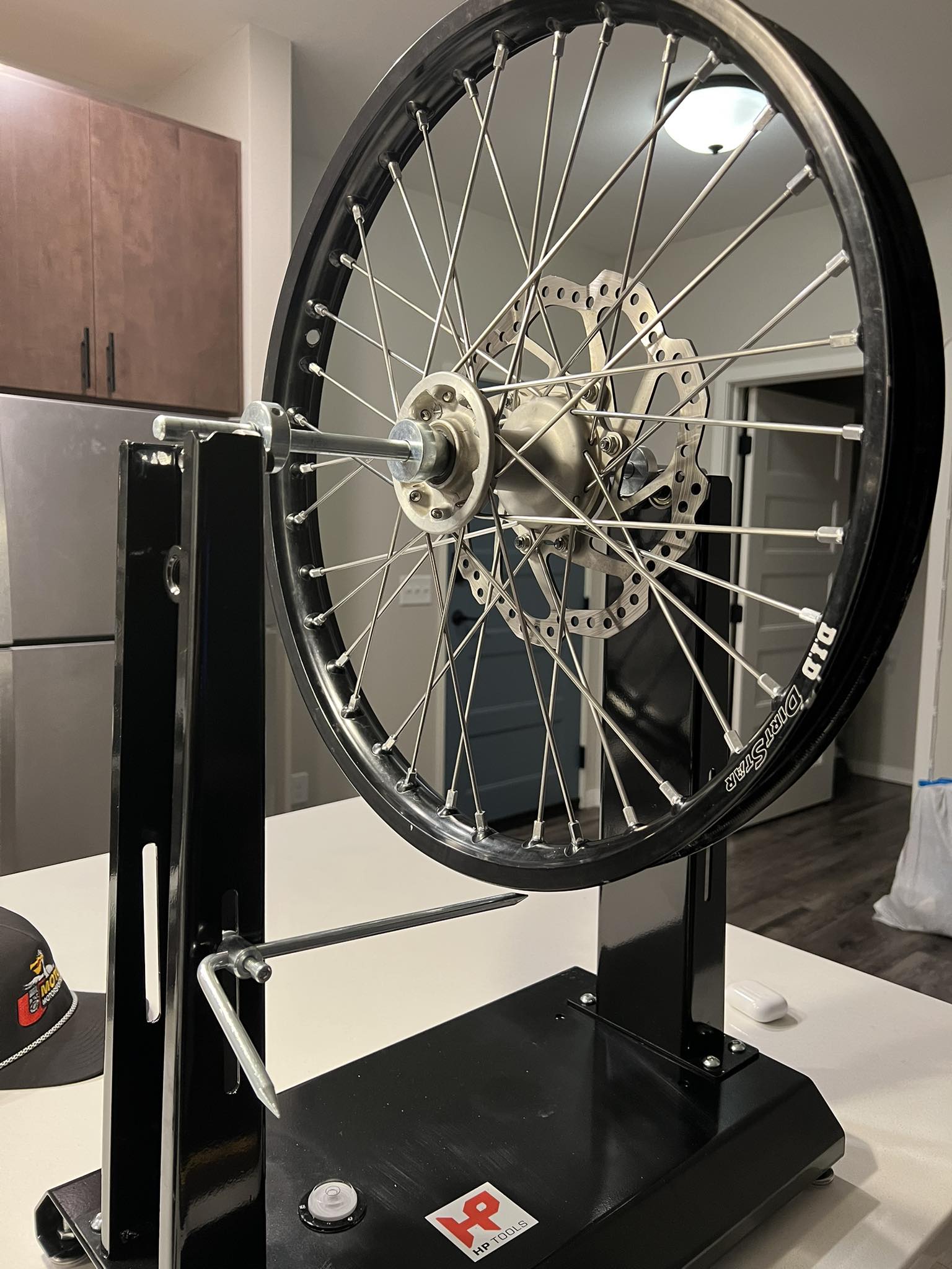 Truing and building dirt bike wheels with precision