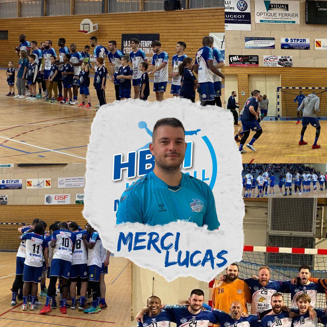 MERCI LUCAS 💙 🙌 Le Handball... - Meximieux Handball Club | Facebook