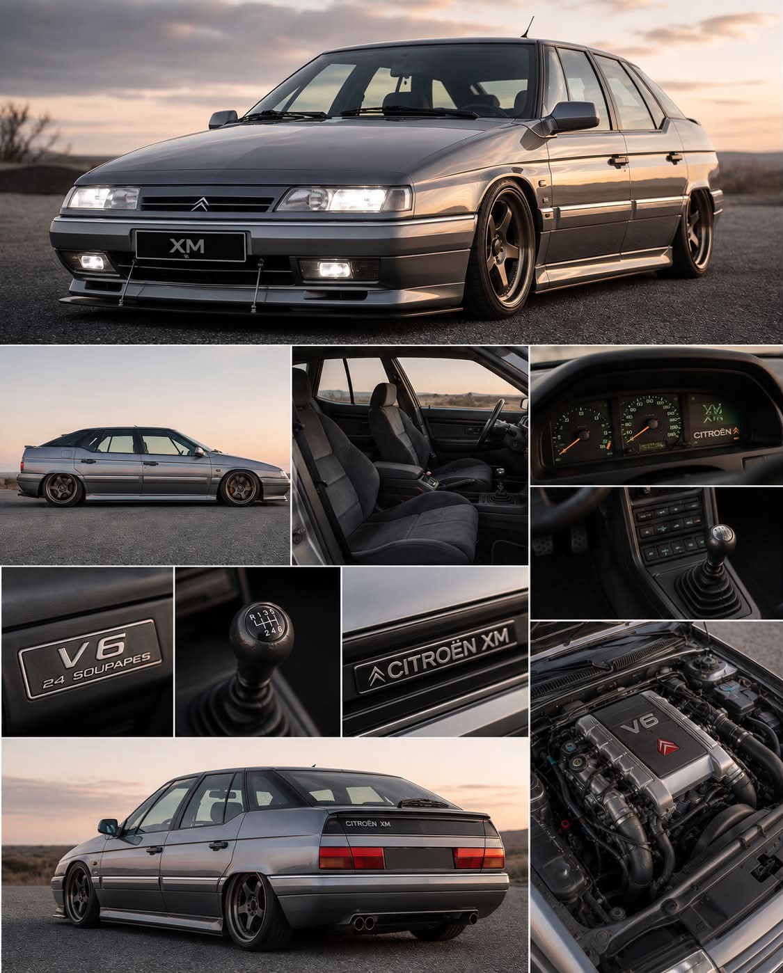 福 What if the Citroën XM was reborn as the ultimate widebody street