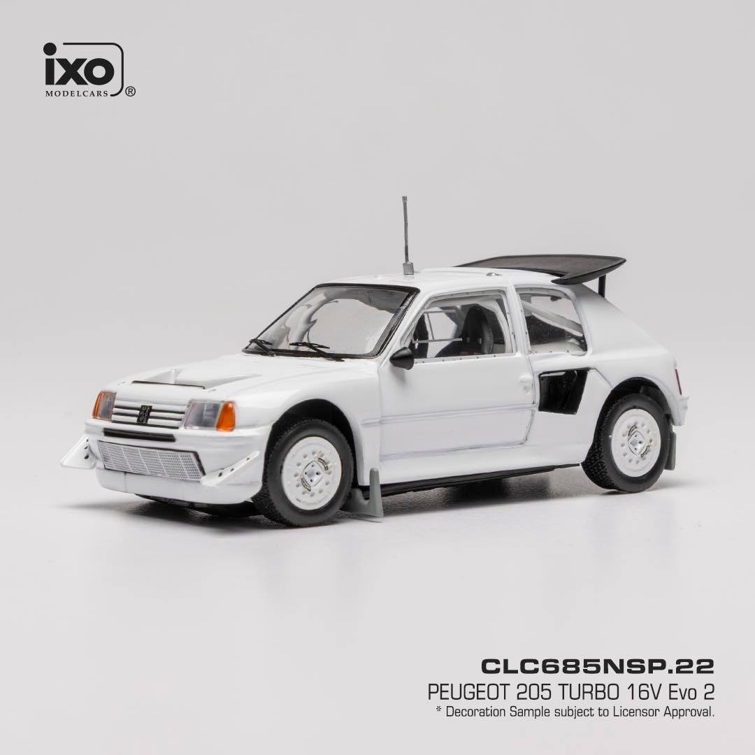 ミニカー IXO Peugeot 205 Turbo 16V Evo 2 #3 ミニカー IXO Peugeot 205 Turbo 16V Evo 2 #3 🚗💨 Little car