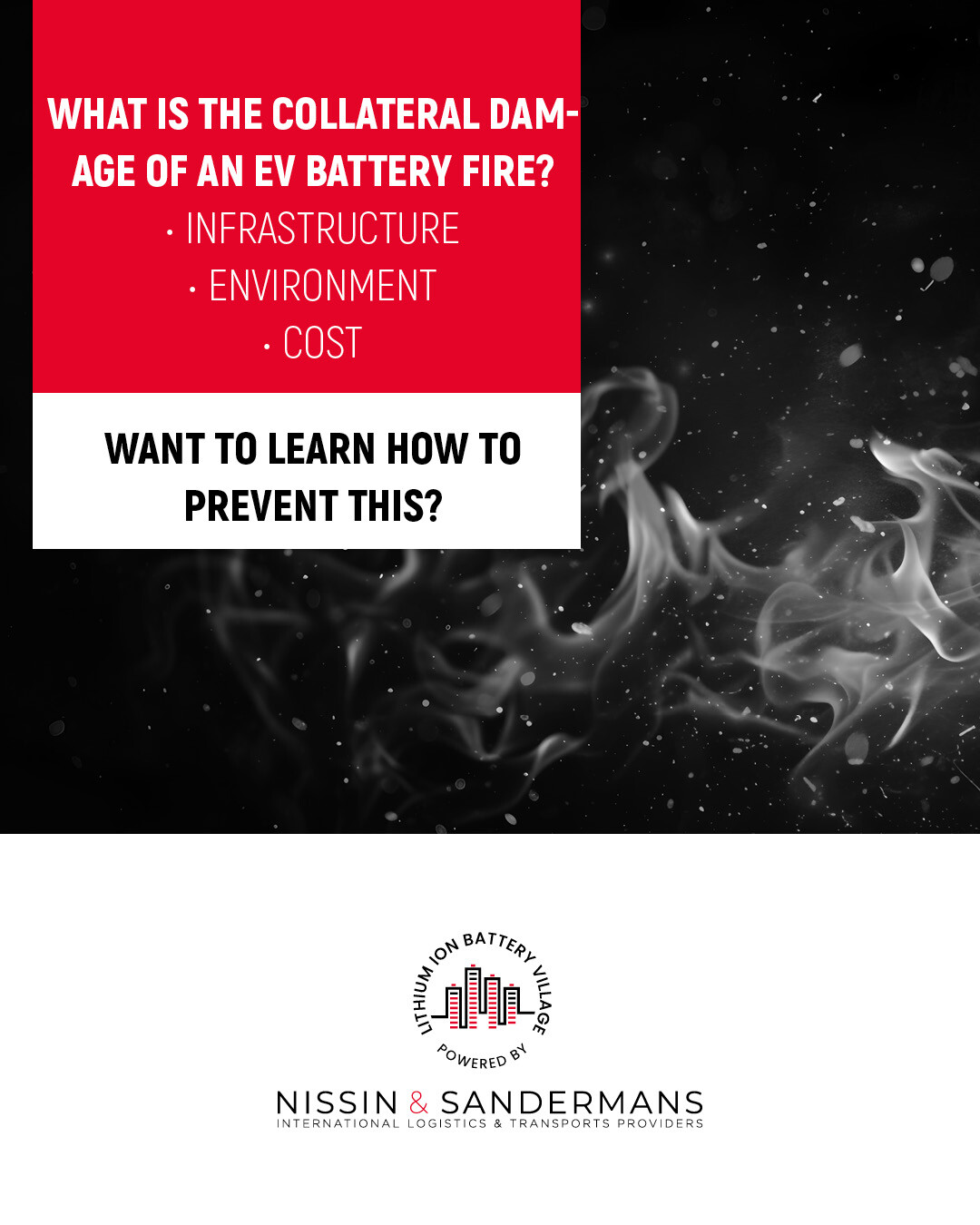 Nissin - What is the collateral damage of an EV battery fire? 🪫🔥 When ...