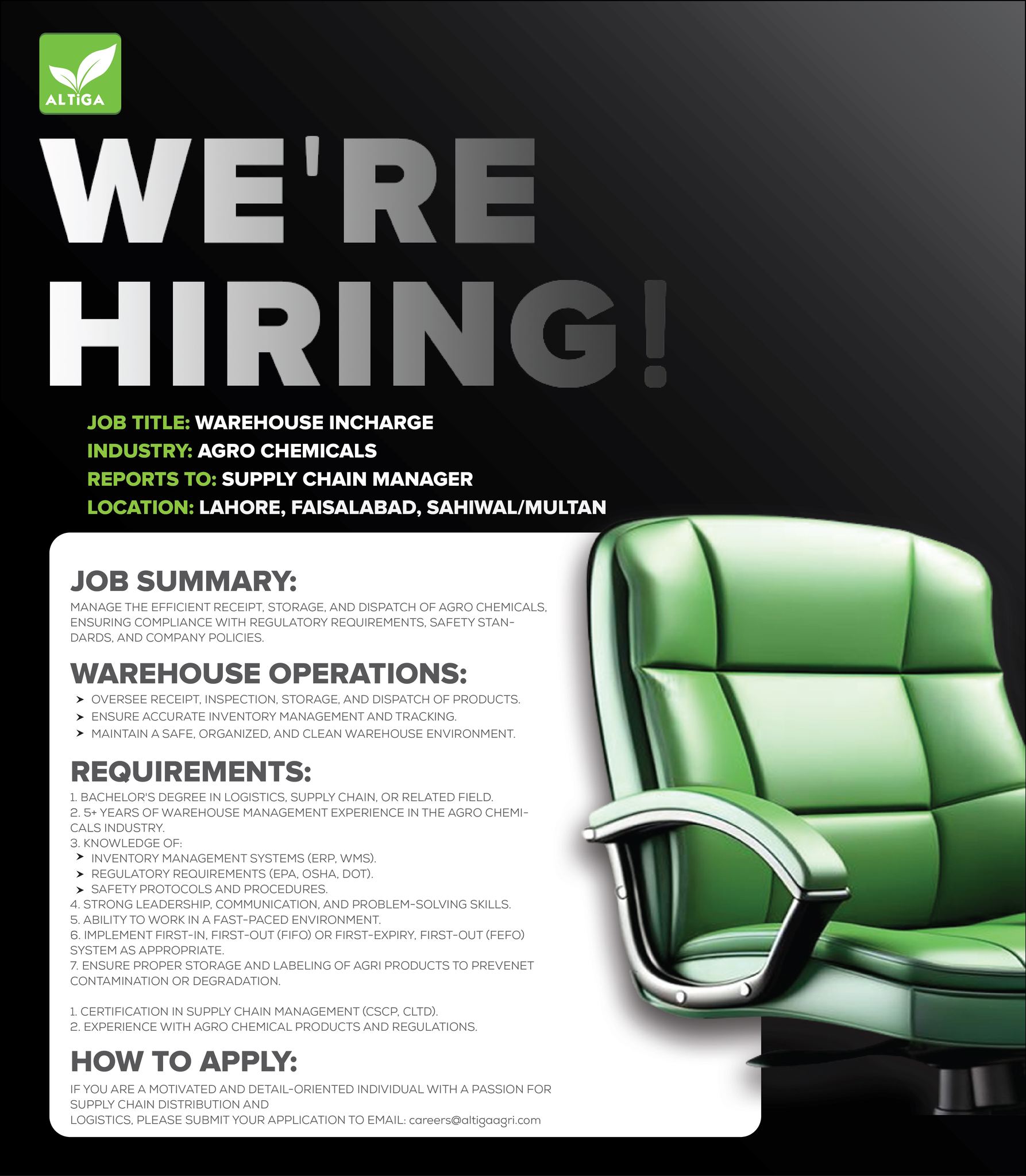 Swat Agro Chemicals - SAC - 🚨 We’re Hiring! Join Our Team Today! 🚨 Are ...