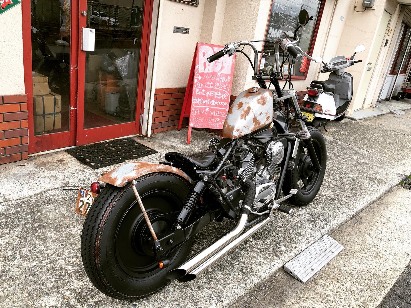ホンダ マグナ250 カスタム お客様からの依頼で色々カスタムさせて 