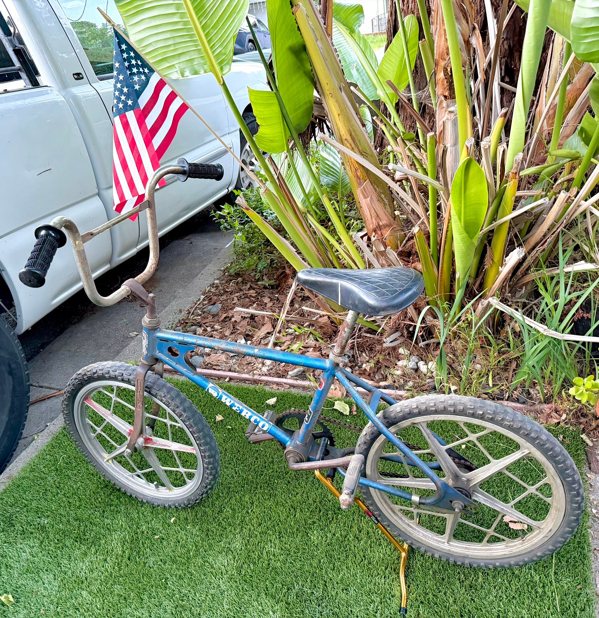 1976 ASHTABULA MX FORK 検】old bmx webco 1976 Webco BMX team replica in original blue