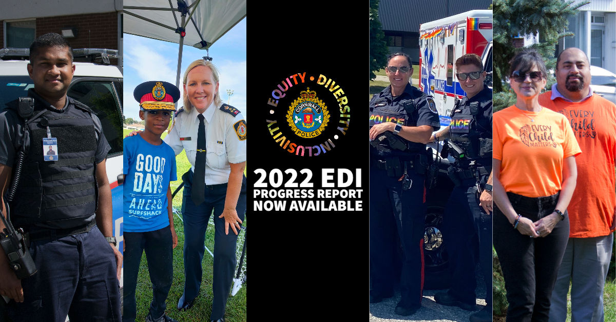 Cornwall Police Service - #383 - Our 2022 Equity, Diversity and ...