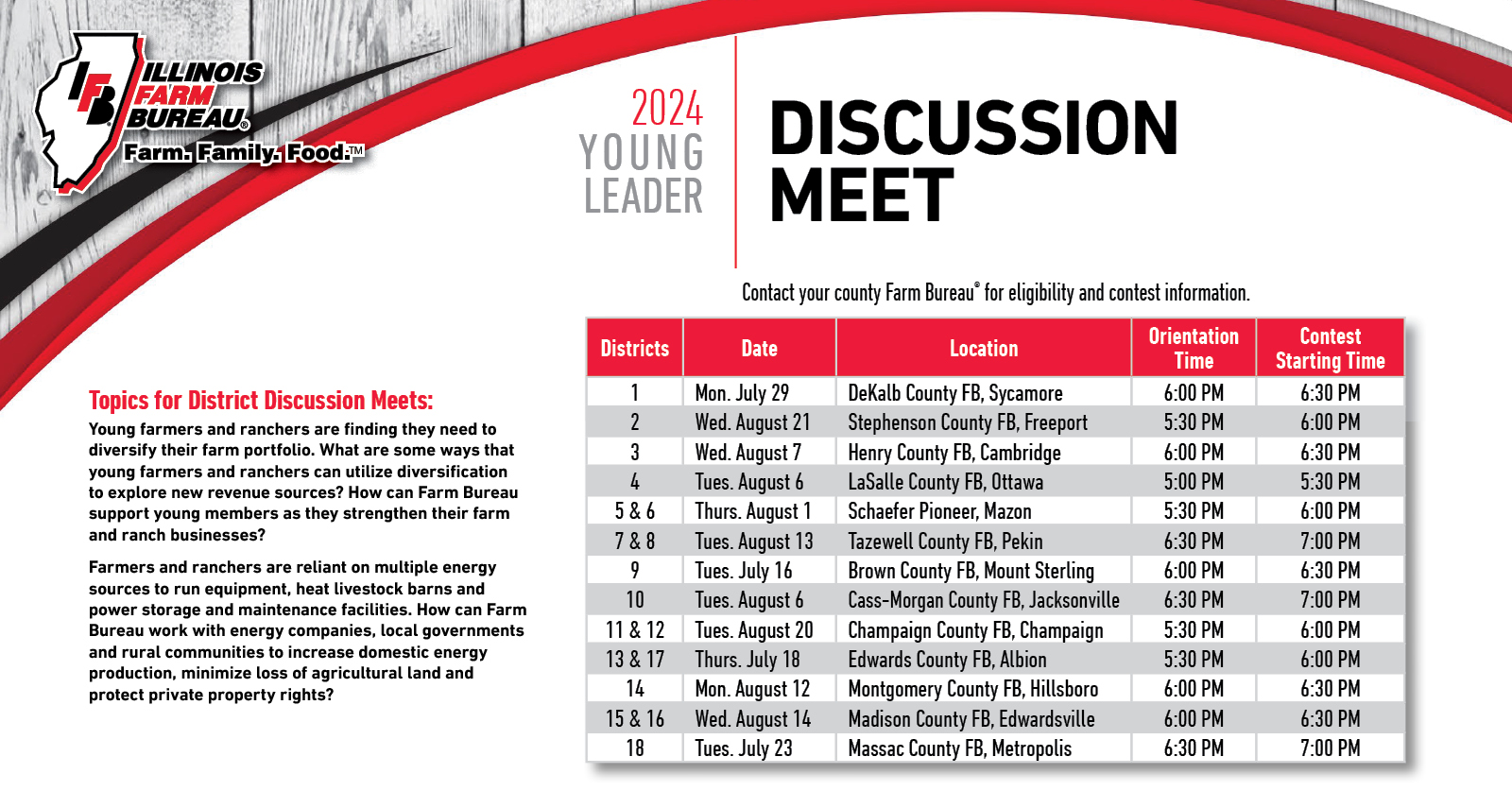 Calling all IFB Young... - Illinois Farm Bureau Young Leaders | Facebook