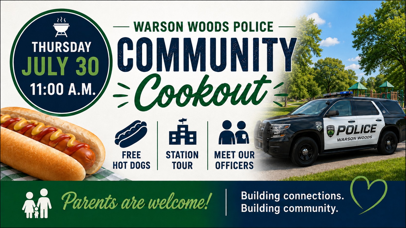 Warson Woods Police Community Cookout