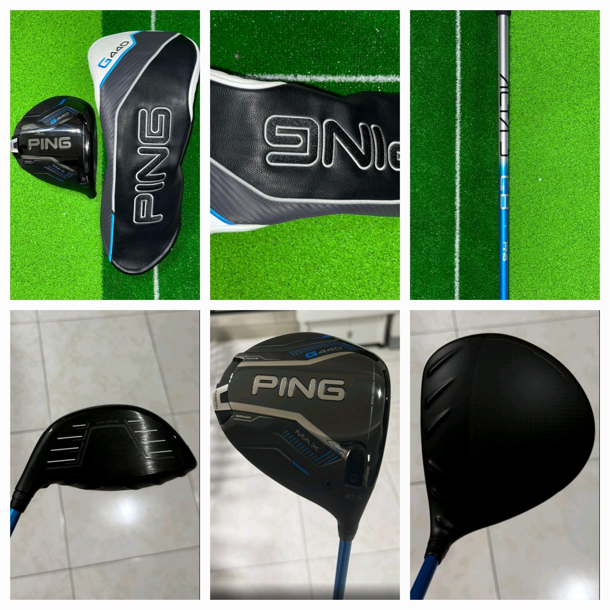SOLD)Ping G440 Max driver 10.5 Alta JCB stiff Tried once indoor 