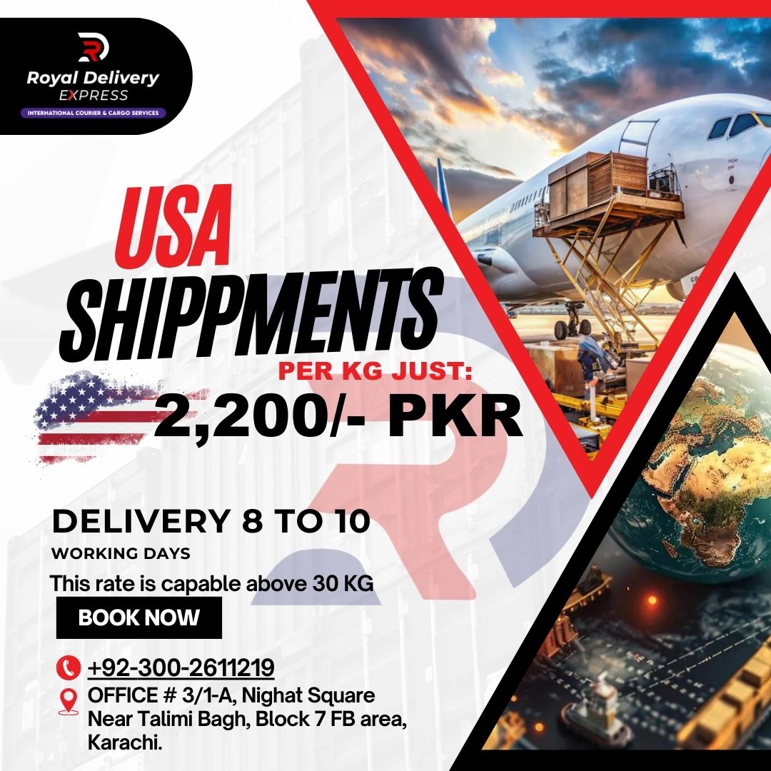 Royal - Karachi To USA🇺🇸 Shipping & Delivery Service || Royal Delivery ...
