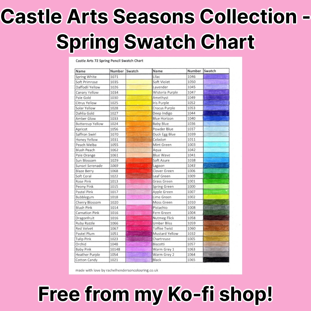 カルジェルフリーチャート I have just put together a swatch chart for the new Spring set of