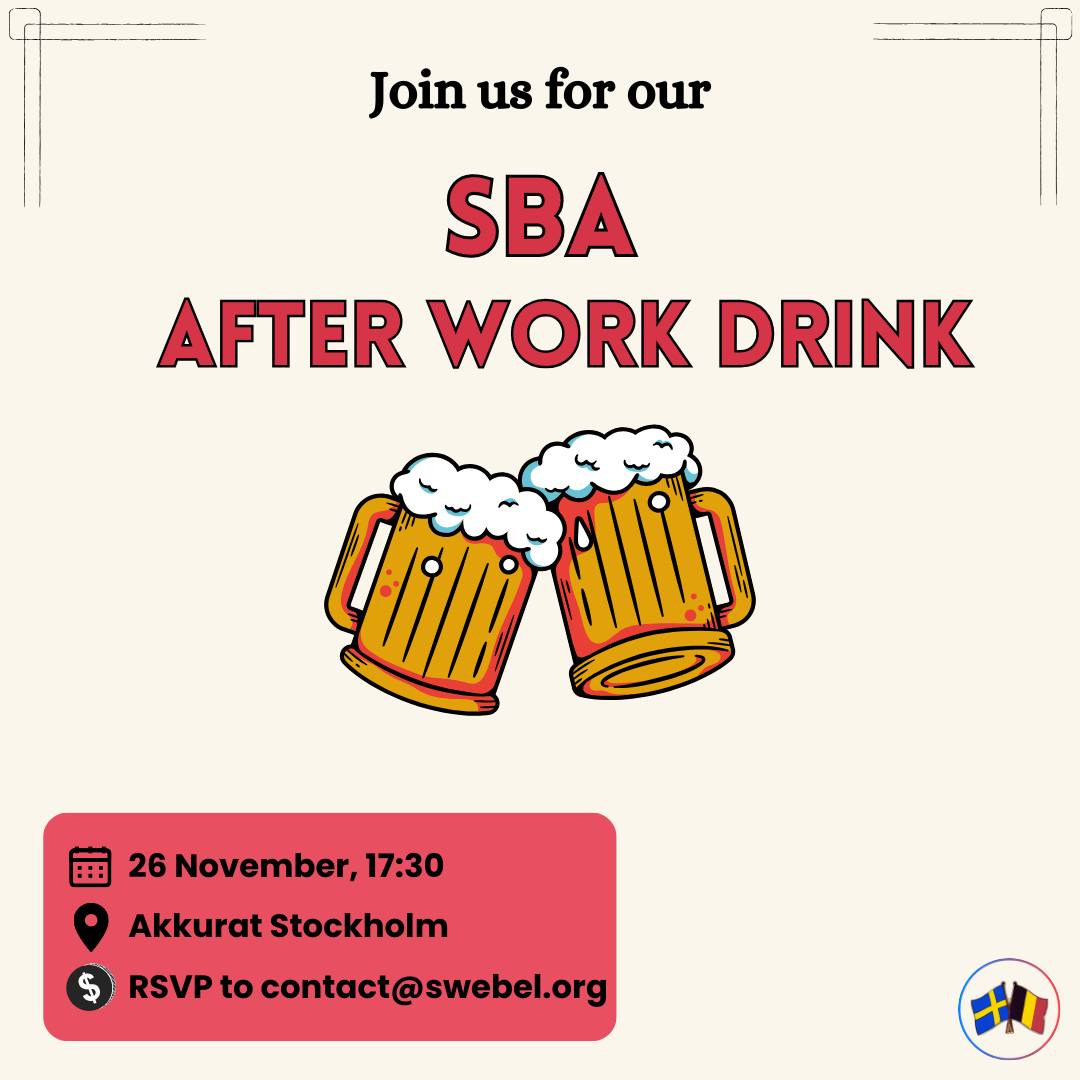 🍻 Let’s come together and... - Swedish-Belgian Association