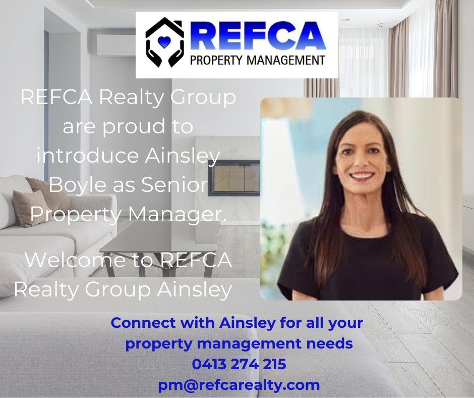 REFCA - Introducing Ainsley Boyle, Senior Property Manager. Welcome to ...