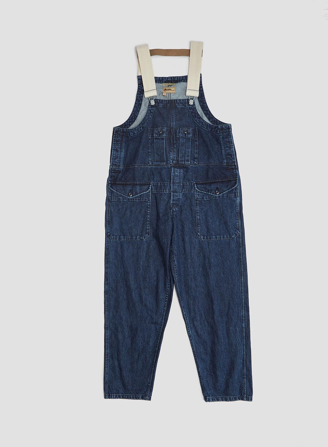 The Lybro Railway Dungaree is a refreshed classic Cabourn overall