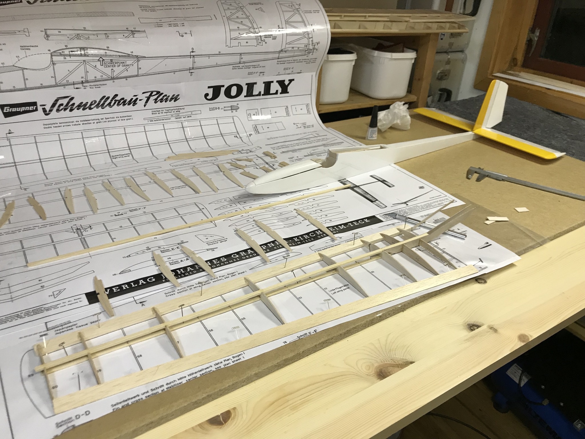Graupner JOLLY 4215 グライダー 模型 Graupner JOLLY 4215 グライダー