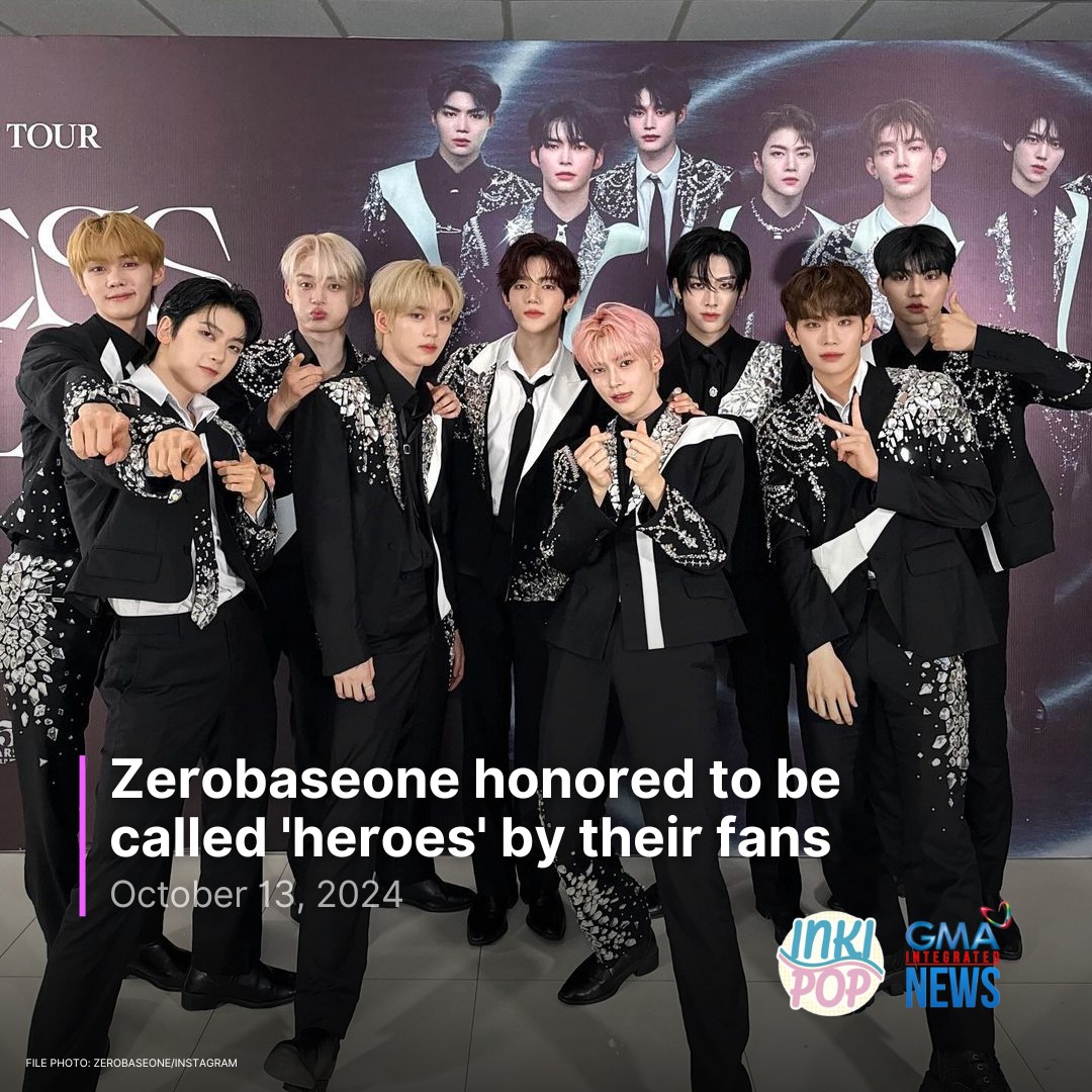LOOK: K-pop boy group ZEROBASEONE staged Saturday night their