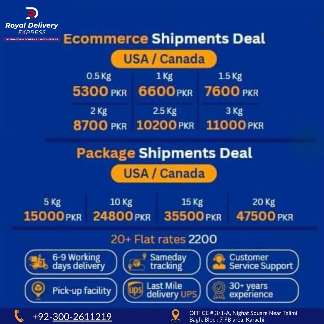 Royal Delivery Express | Karachi