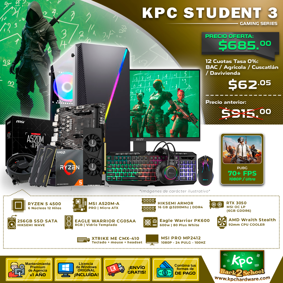KPC hardware - 📚CASE: EAGLE WARRIOR CG05AA RGB / VIDRIO TEMPLADO 📚 ...