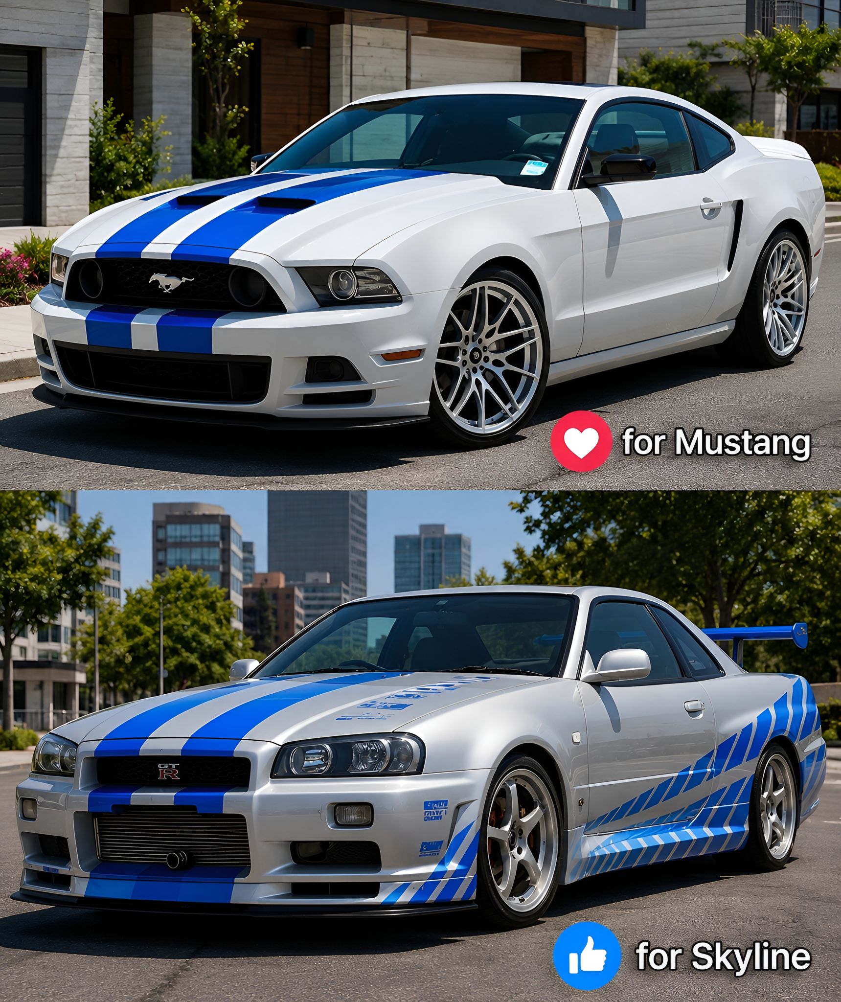 2009 Nissan 3702 and a 2013 Mustang Boss 302