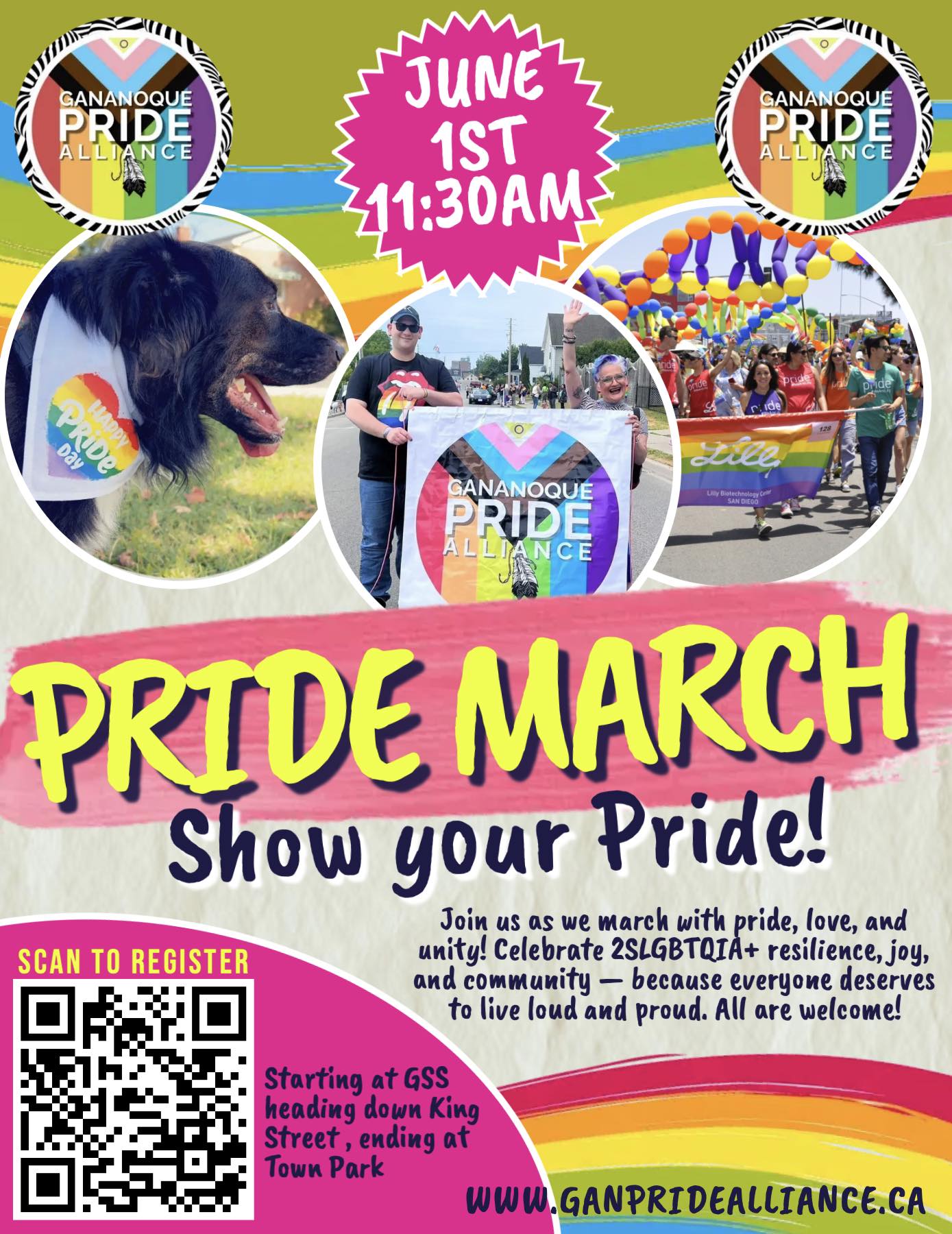 Grab your flags, your friends,... - Gananoque Pride Alliance | Facebook