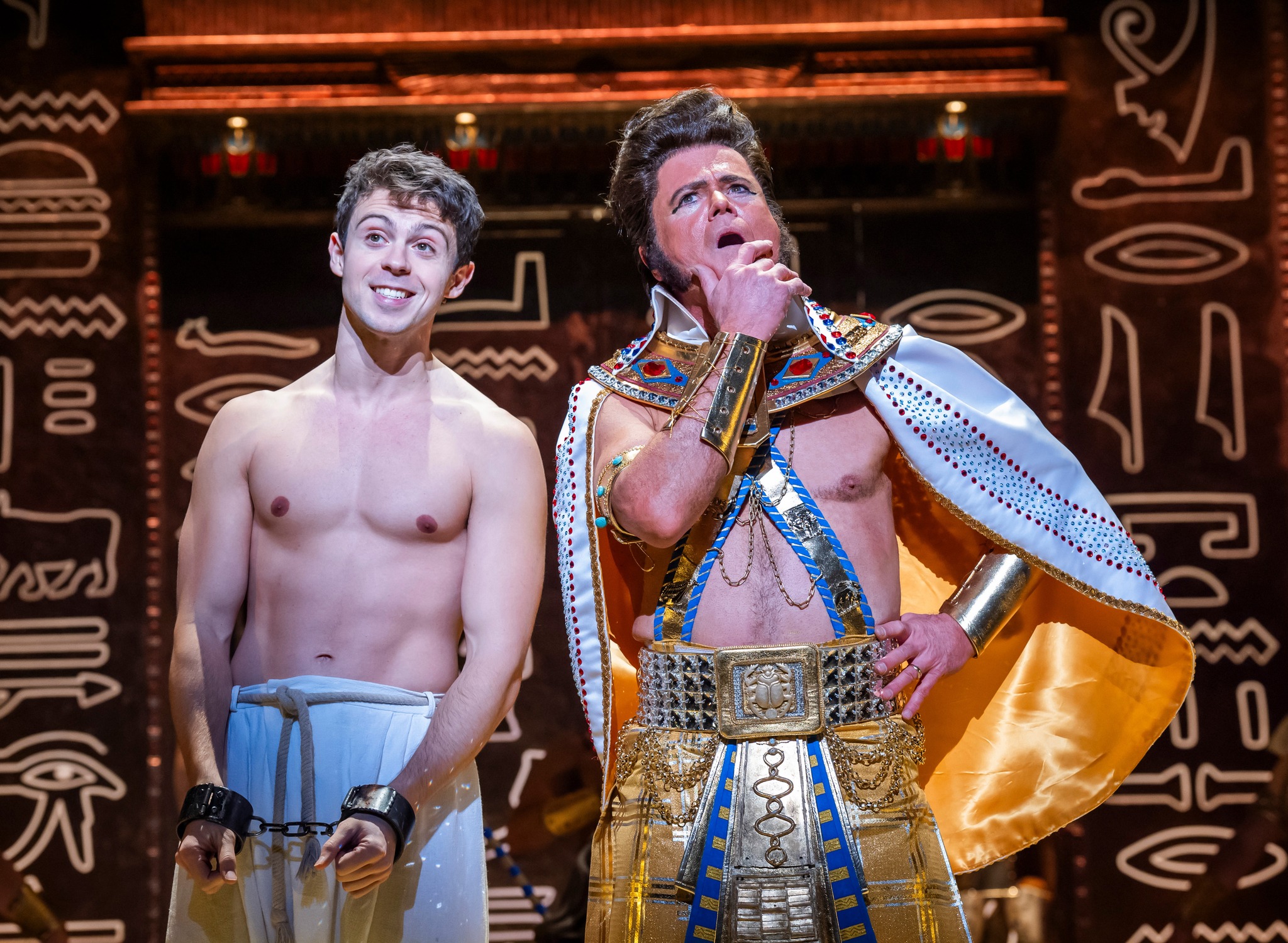 Adam Filipe and Donny Osmond in Joseph and the Amazing Technicolor