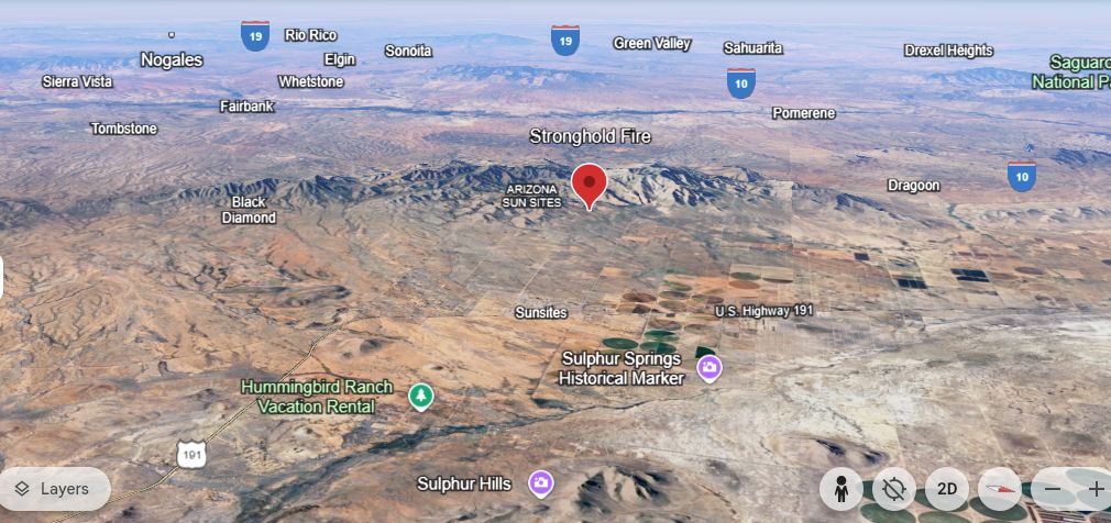 Monument Fire AZ