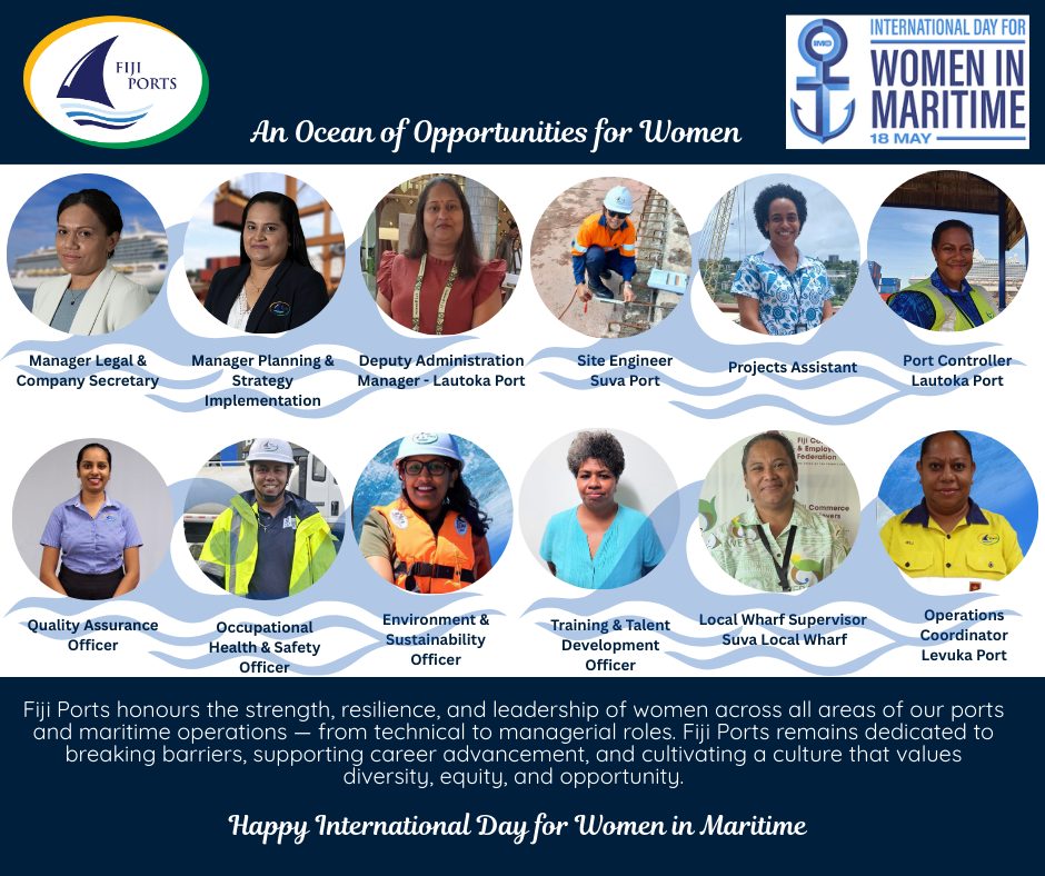 Fiji - The IMO International Day for Women in Maritime is observed on ...
