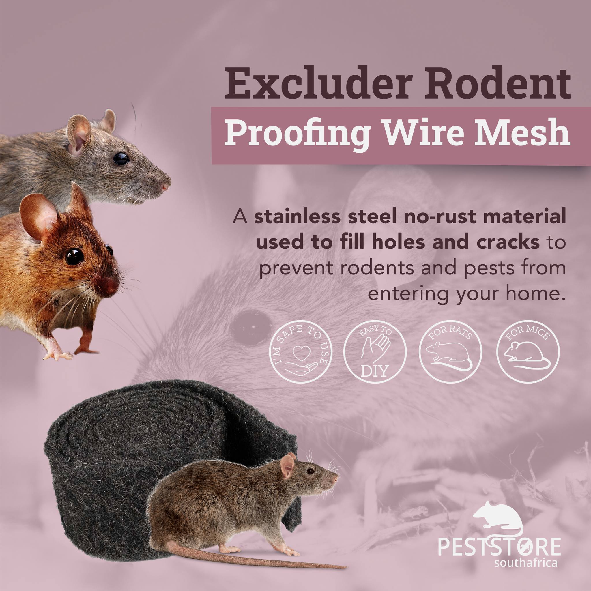 Peststore - Excluder Rodent Proofing Wire Mesh: 🛡️ Your Ultimate ...