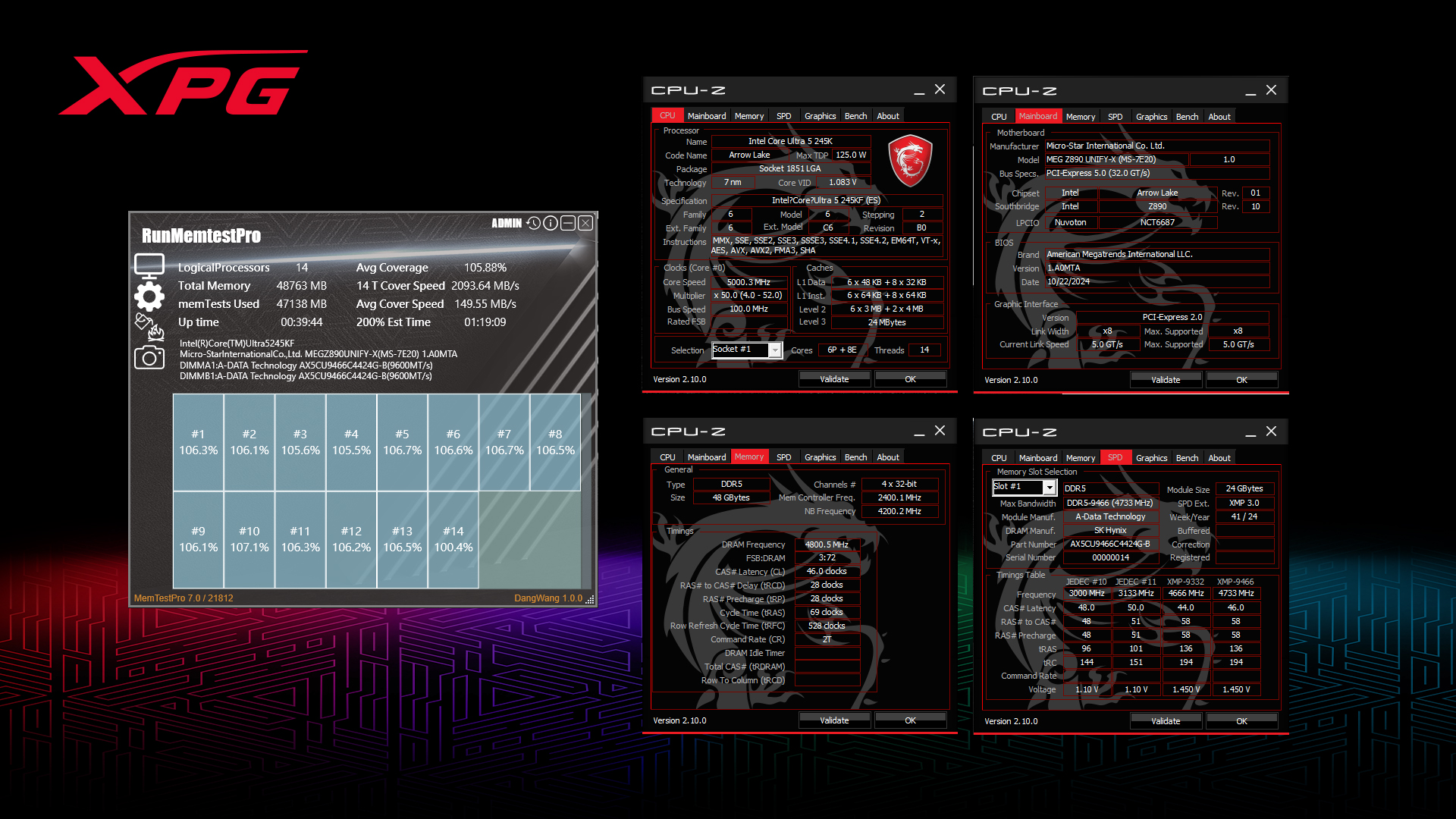 Can Asus ROG Maximus Z890 Extreme use XMP with Cudimm DDR5 modules?