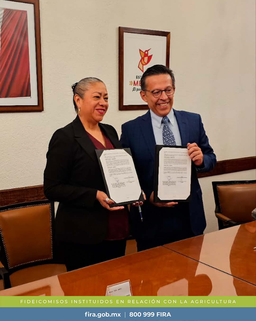 FIRA - 🚜🤝El director general de FIRA, Alan Elizondo Flores y la ...