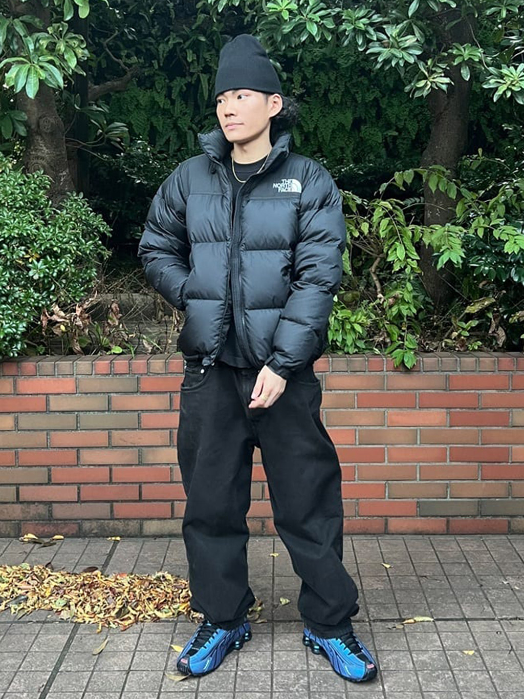 THE NORTH FACE 冬用 サイズ90 身長167cmで膝上