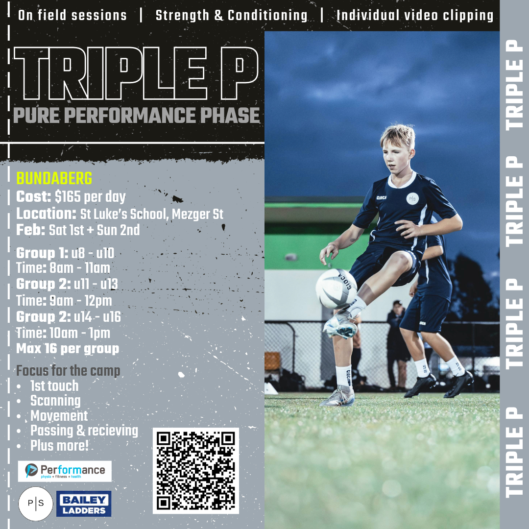 Pure Soccer - ⚽️ Attention Bundaberg! Triple P training... | Facebook