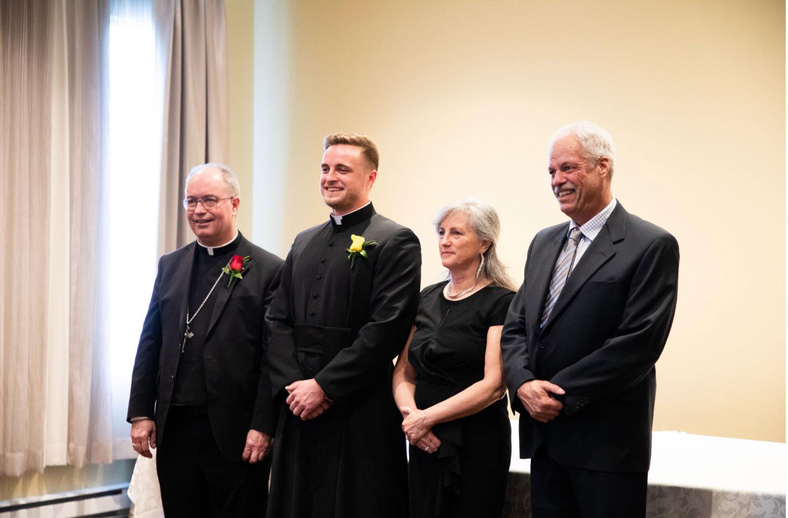 Peterborough - Deacon Peter Bissonnette with his parents and Bishop ...