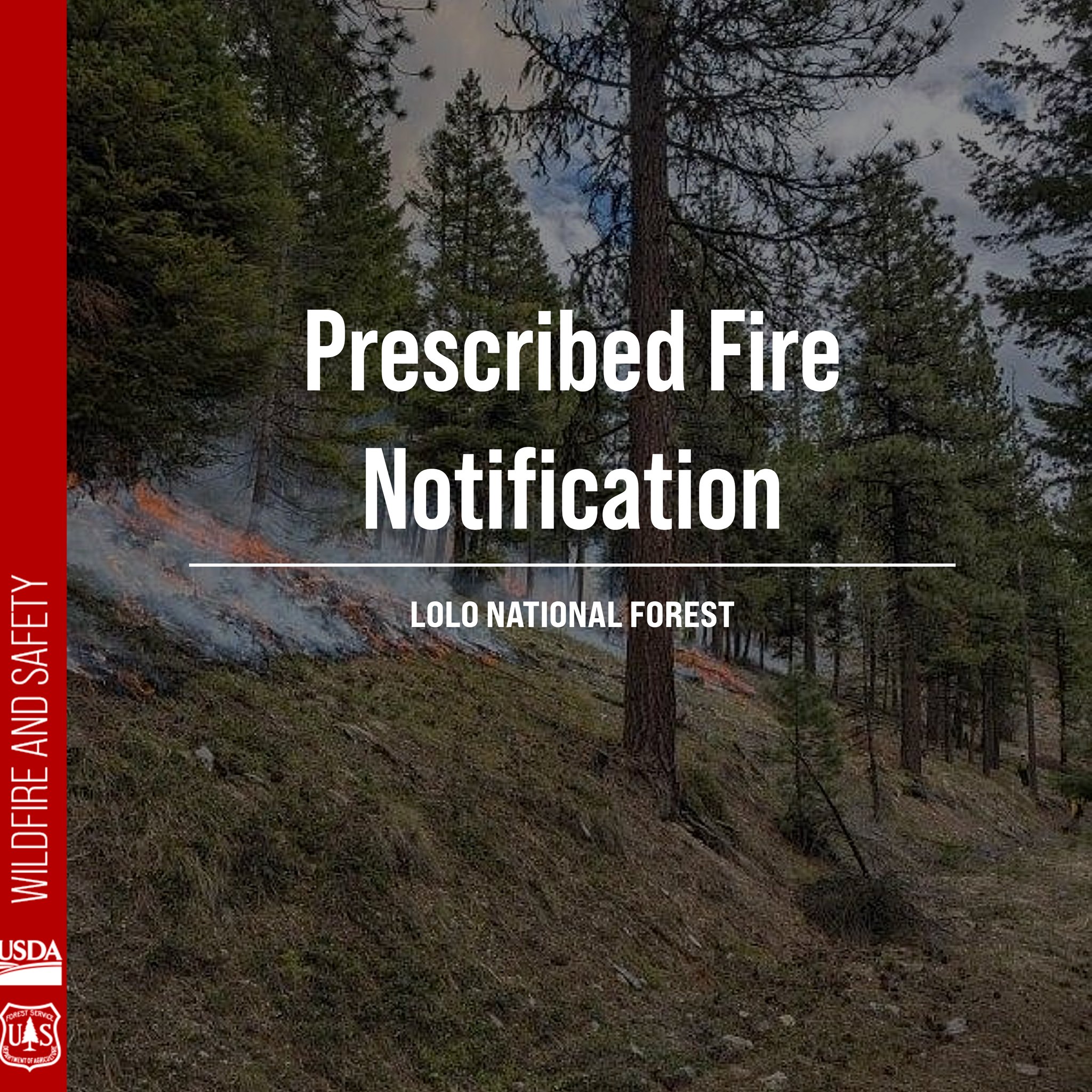 Lolo - 🔥 April 6 Prescribed Fire Operations 🔥 Fire officials on the ...