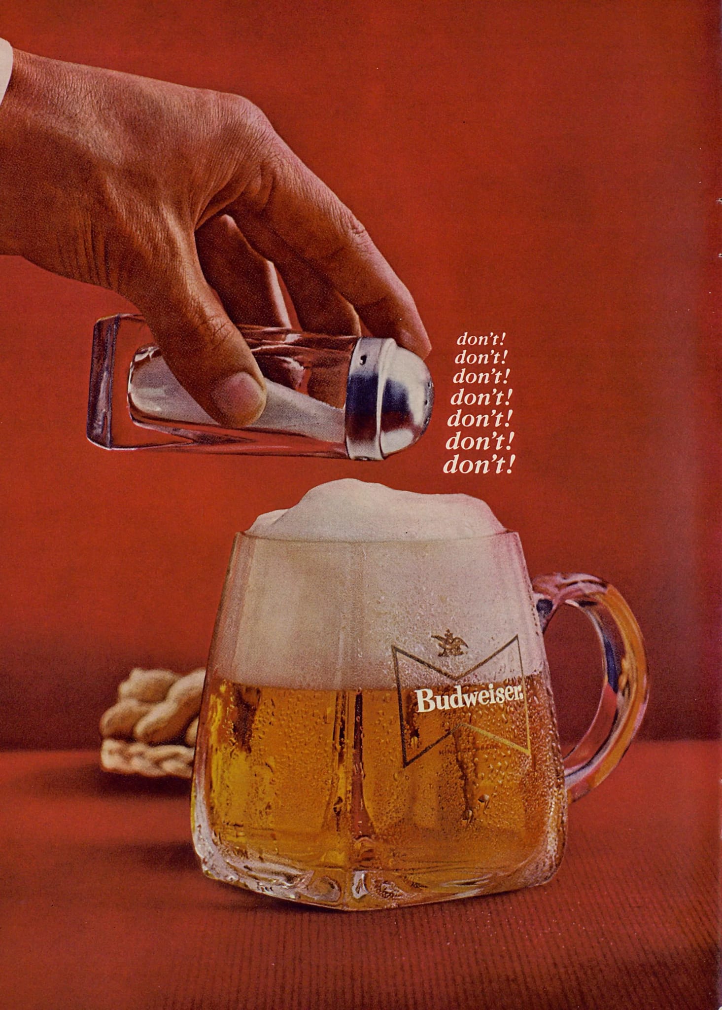 1970 Budweiser Lager Beer 12oz Tab Top Can