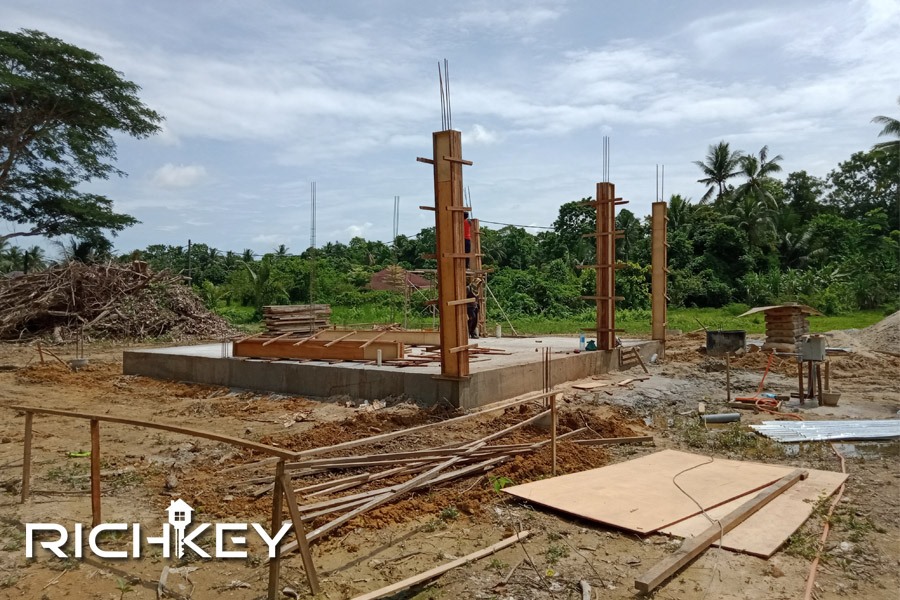 Richkey Construction - Selesai konkrik ground floor slab, sekarang ...