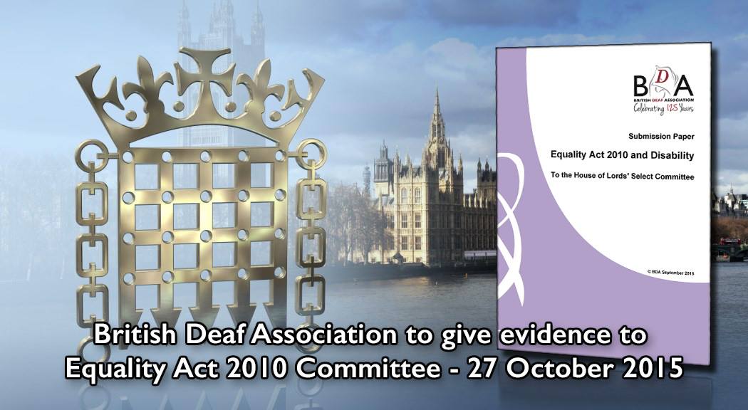 British - LIVE BSL VIDEO FROM HOUSE OF LORDS - ORAL EVIDENCE IN PALACE ...