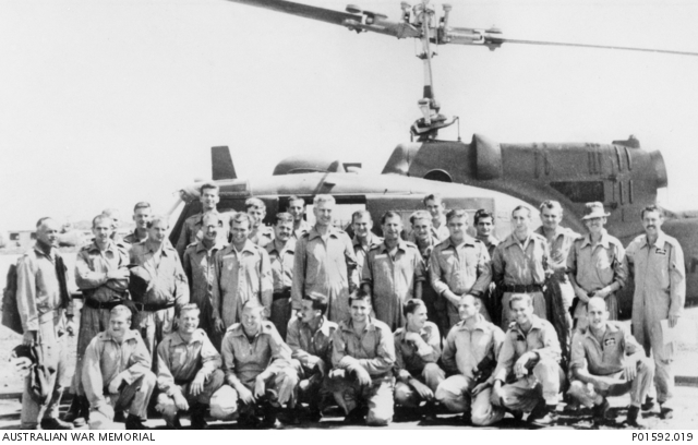 Regimental - Members of No 9 Squadron, RAAF, helicopter aircrew ...