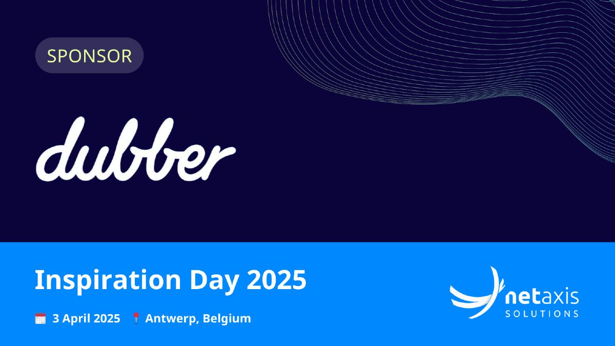 Netaxis - Sponsor Spotlight: Dubber at Inspiration Day 2025! We're ...