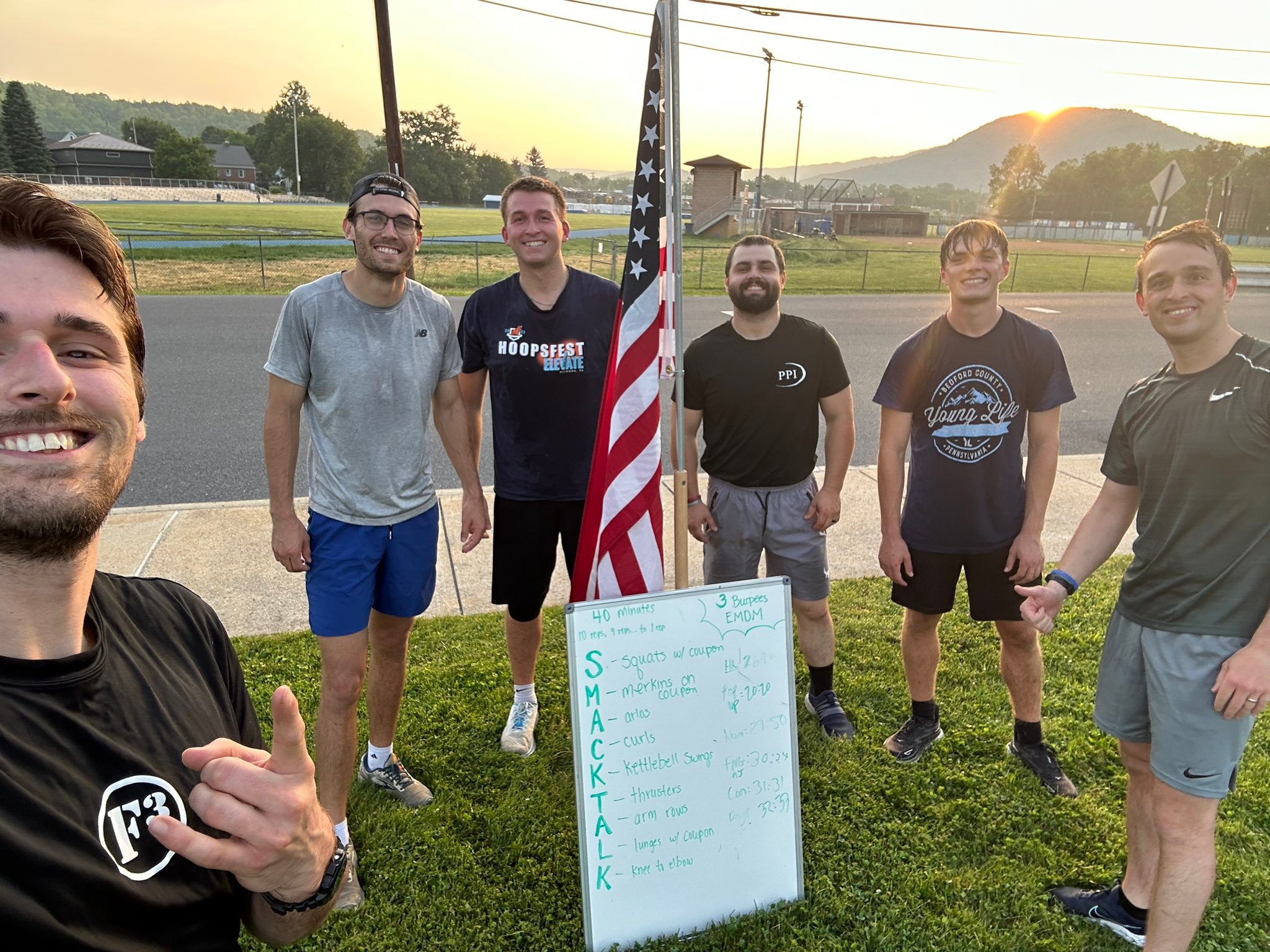 F3 Olympics workout and results