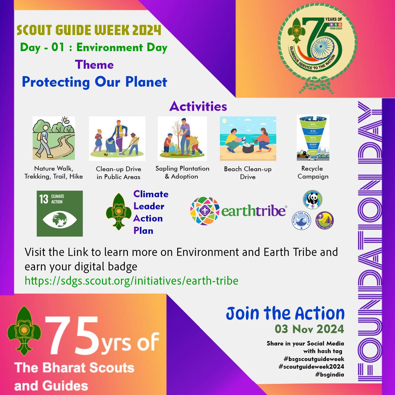 The Bharat - Scout Guide Week 2024 - Day 1 The Bharat Scouts and Guides ...