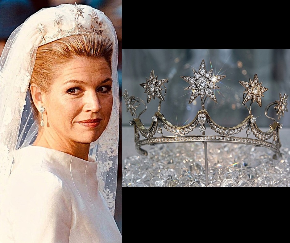 A tiara that can transform from crown to brooch holds within it a