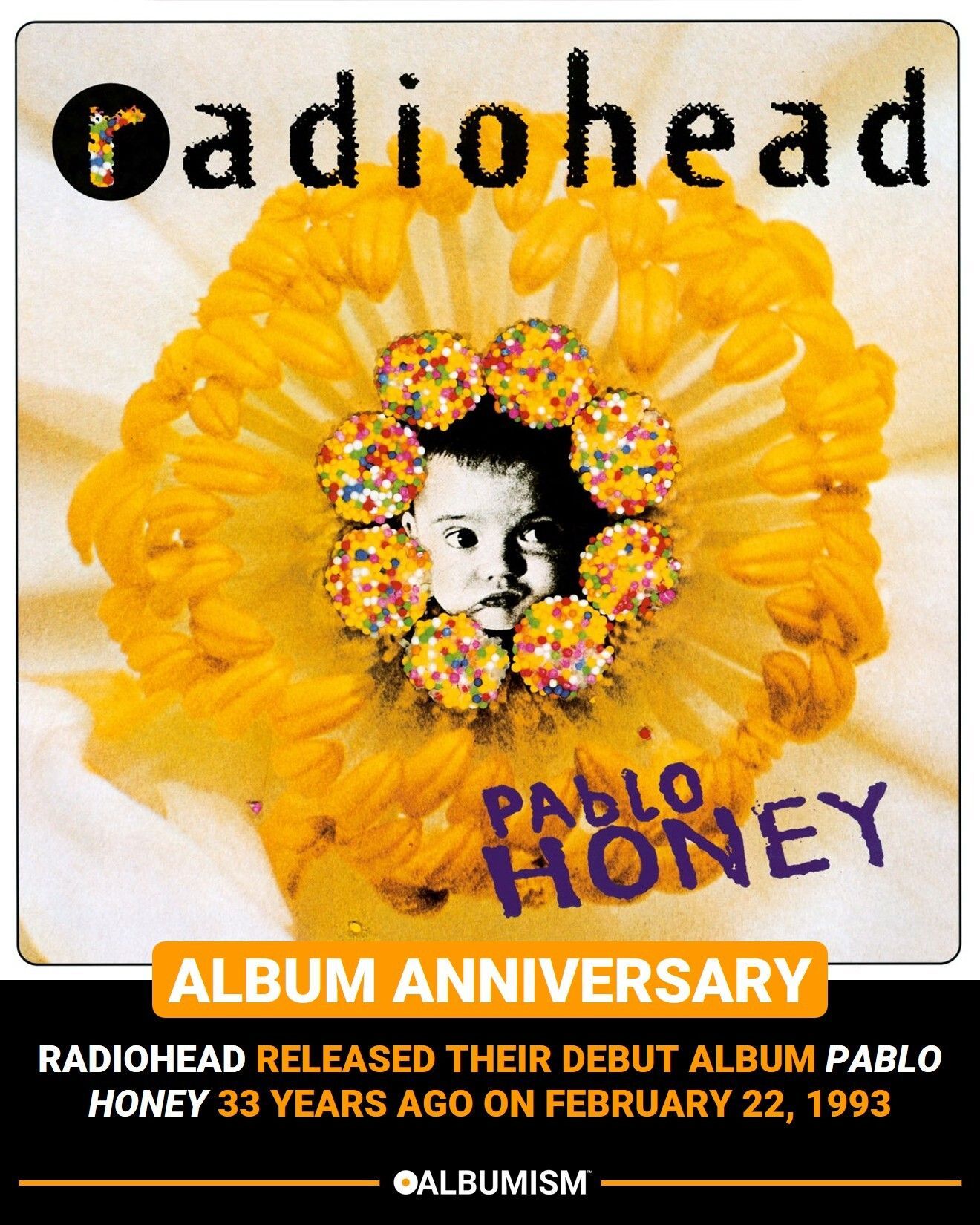 Radiohead released their debut album 