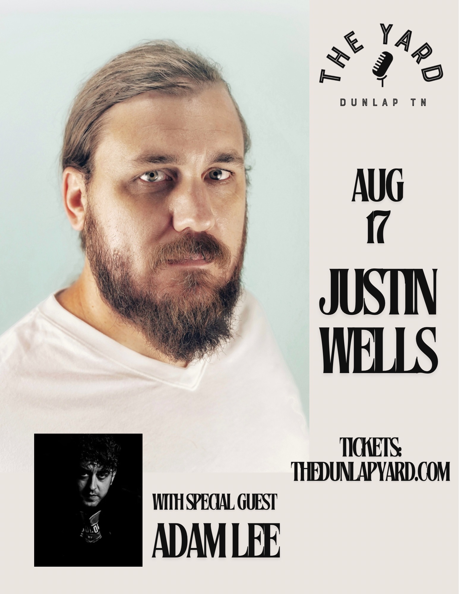 *POSTPONED* Justin Wells LIVE