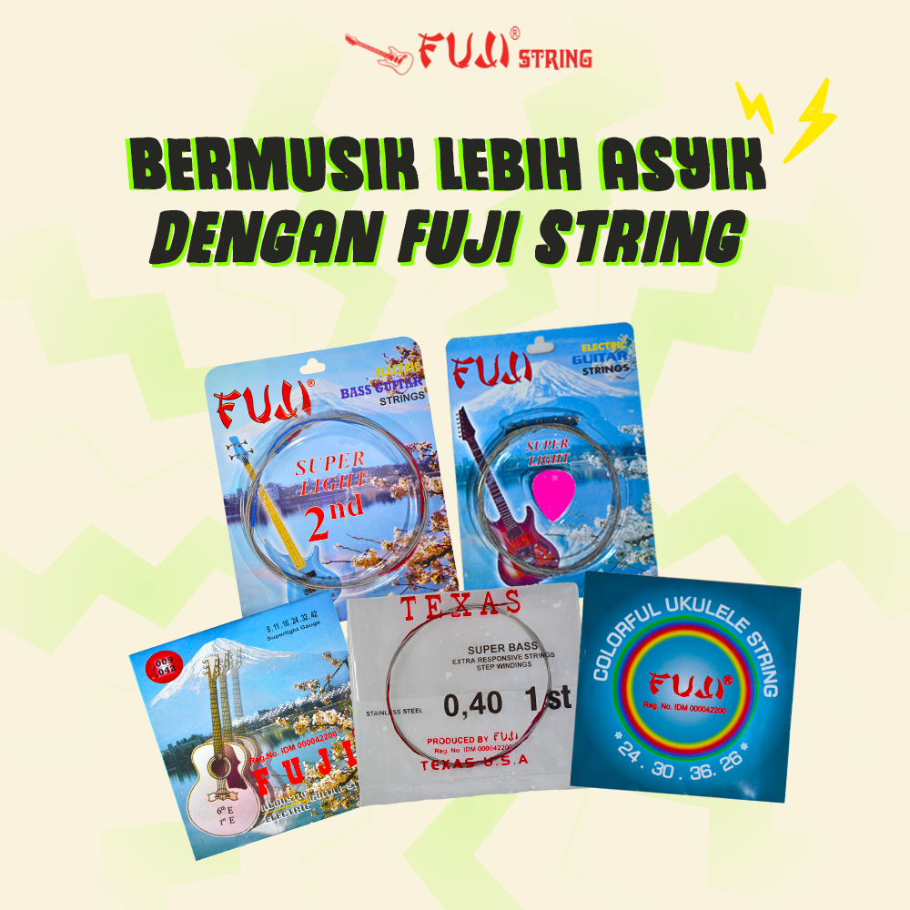Fuji String - Selain bikin senar baja untuk gitar akustik... | Facebook