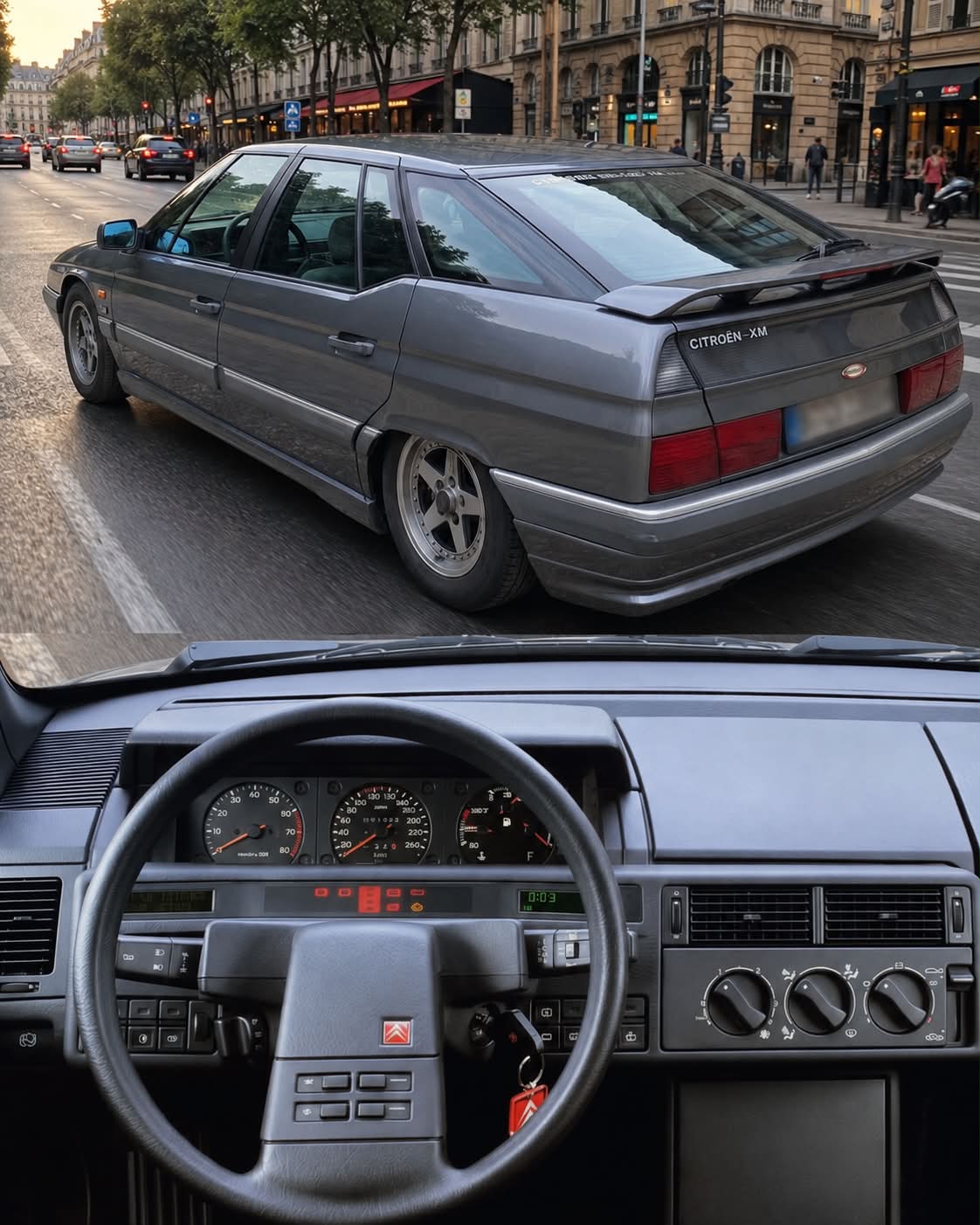 Citroën XM arrived in 1989 with dramatic wedge-shaped styling
